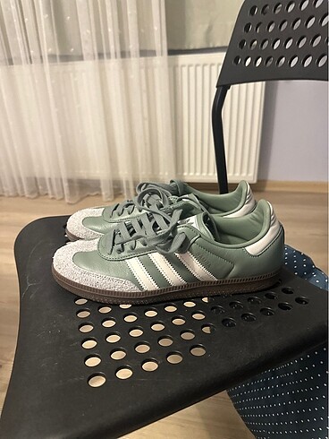 40 Beden yeşil Renk Orjinal Adidas samba