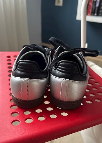 Orijinal Adidas Gri Metalik Kadın Spor Ayakkabı - Görsel 7