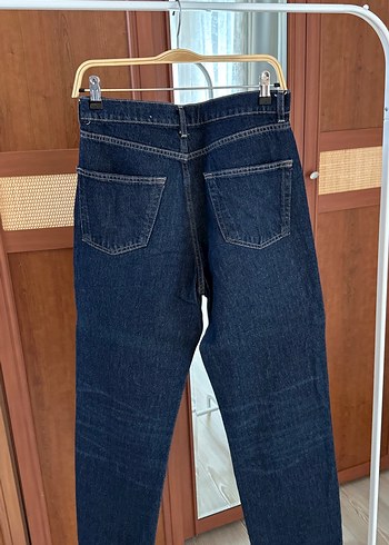 Zara lacivert kot pantolon - Görsel 5