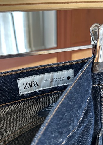 Zara lacivert kot pantolon - Görsel 4