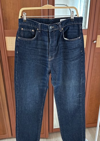 Zara lacivert kot pantolon - Görsel 2