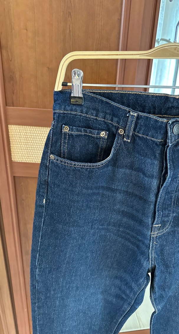 Zara lacivert kot pantolon - Görsel 3