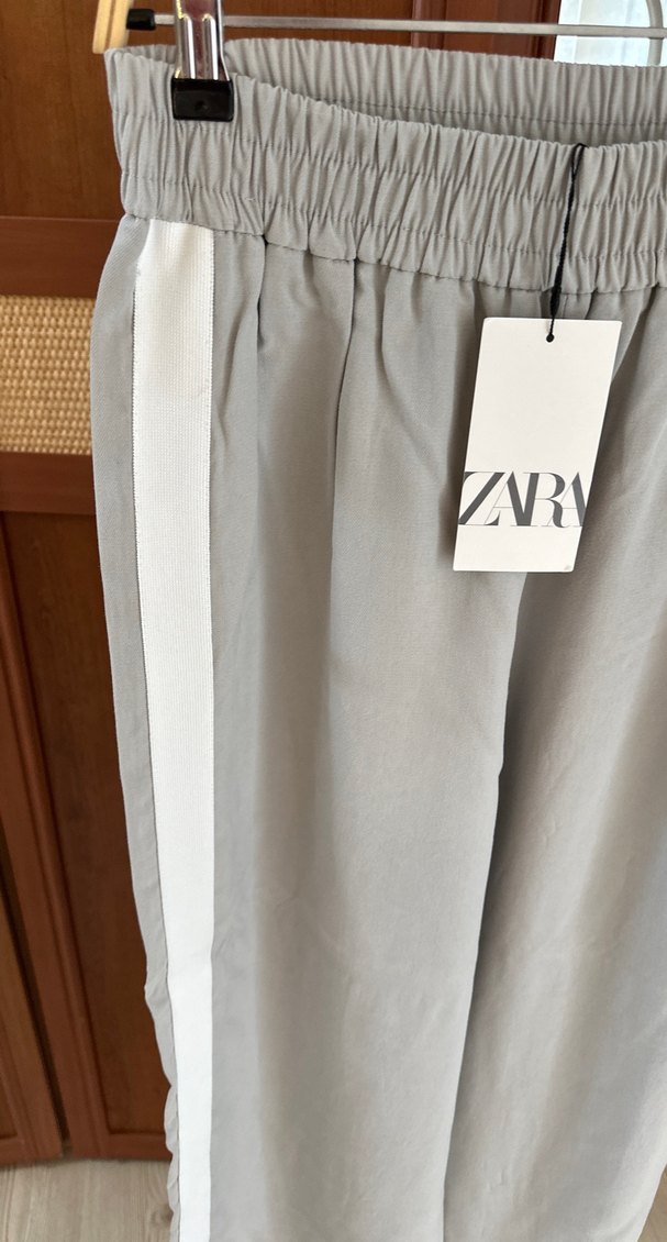 Zara Gri kumaş Pantolon - Görsel 2