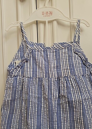 1 Yaş Beden mavi Renk Zara tulum 