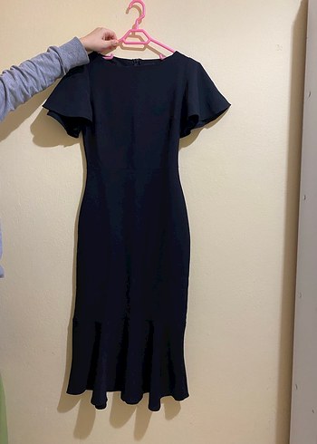 Siyah Midi Fitted