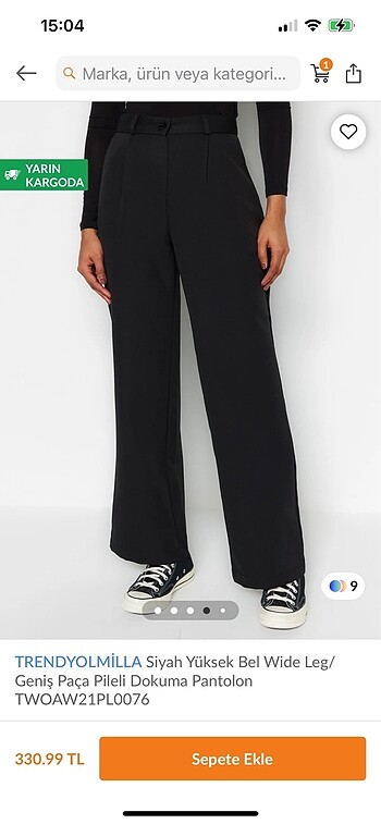 34 Beden Trendyolmilla Plazzo Wide Leg Pantolon
