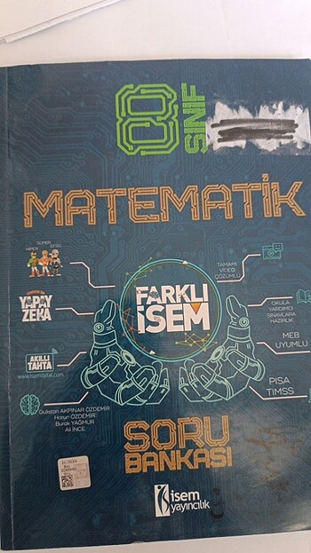  Matematik 8.sinif isem soru bankası