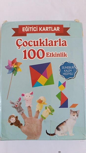 Eğitici kartlar Çocuklarla 100 etkinlik