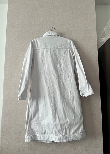 Kuşaklı Midi Denim Elbise - Görsel 5