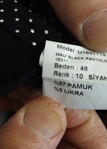 48 Beden gri Renk Pantolon faik sonmez 48 beden