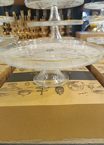 GOLD DETAYL AYAKLI 28 CM SUNUMLUK 