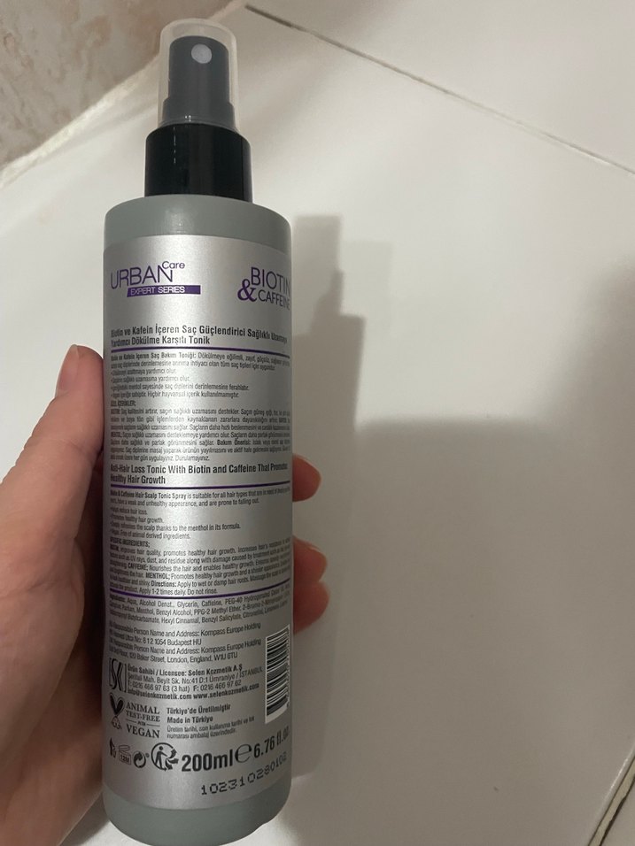 Biotin & Kafein İçeren Saç Tonik Spreyi - Görsel 2