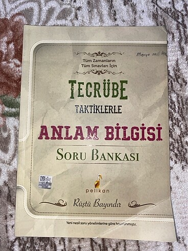 Rüştü Bayındır Taktiklerle anlam bilgisi Soru bankası