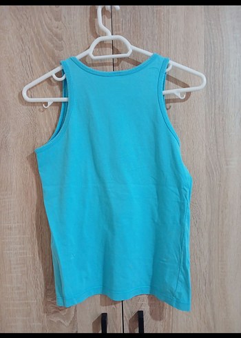 Turkuaz Baskılı Çocuk Atlet - Görsel 2