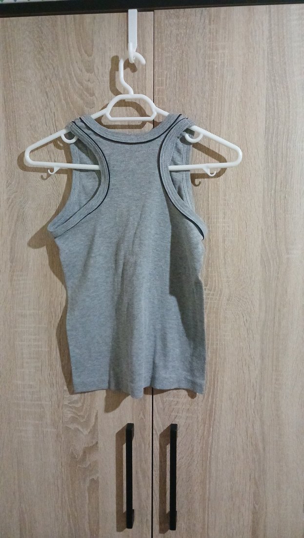 Gri Erkek Çocuk Atlet - Görsel 3