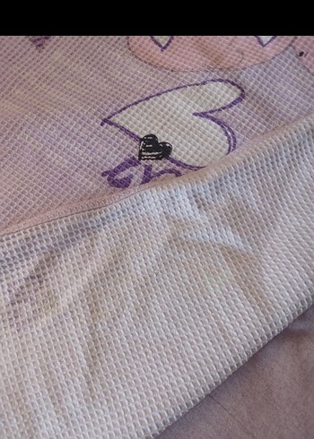 Mor Baskılı Çocuk Battaniyesi - Görsel 4