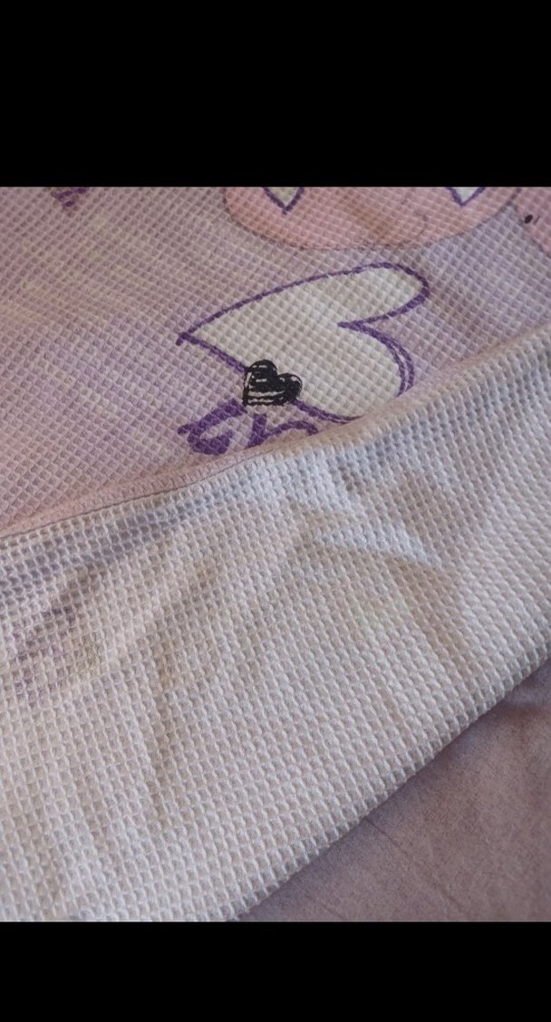 Mor Baskılı Çocuk Battaniyesi - Görsel 4