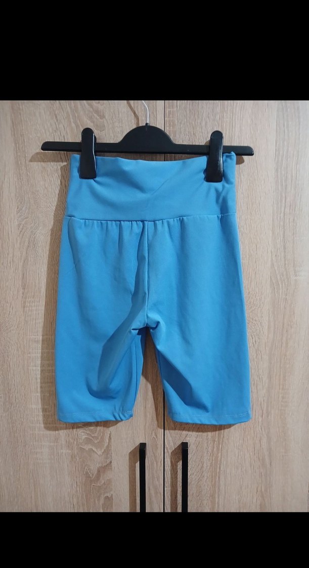 Mavi Basic Spor Biker Tayt - Görsel 2