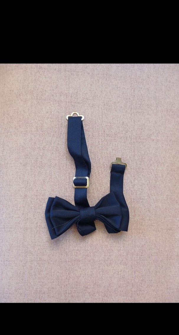 Koyu Mavi Çocuk Papyon - Görsel 2