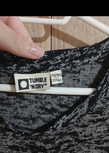 Gri Baskılı Rahat Kesim Kadın Atlet - Görsel 2