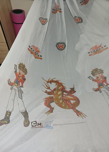 Beyaz Baskılı Çocuk Perdesi - Görsel 6