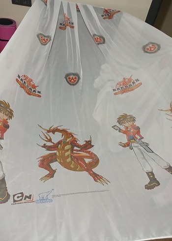 Beyaz Baskılı Çocuk Perdesi - Görsel 5