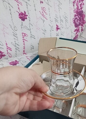 Güral Porselen 12 li çay bardağı seti