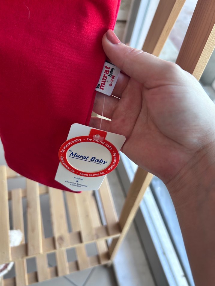 Çizgili ve Baskılı Bebek Tulumu Seti - Görsel 3