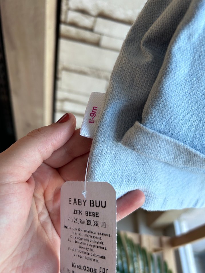 Erkek Çocuk Kısa Kollu Denim Gömlek Ve Şort Takım - Görsel 3