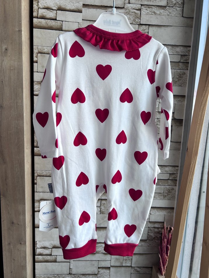 Kalpli Bebek Kız Tulum Fırfırlı - Görsel 2