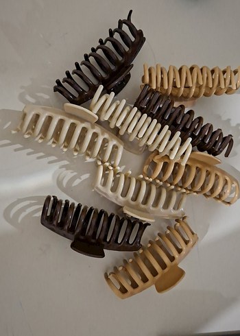 Bej Saç Tokası Seti - Görsel 2