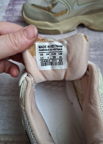 Nike Beyaz Bağcıklı Spor Ayakkabı - Görsel 3