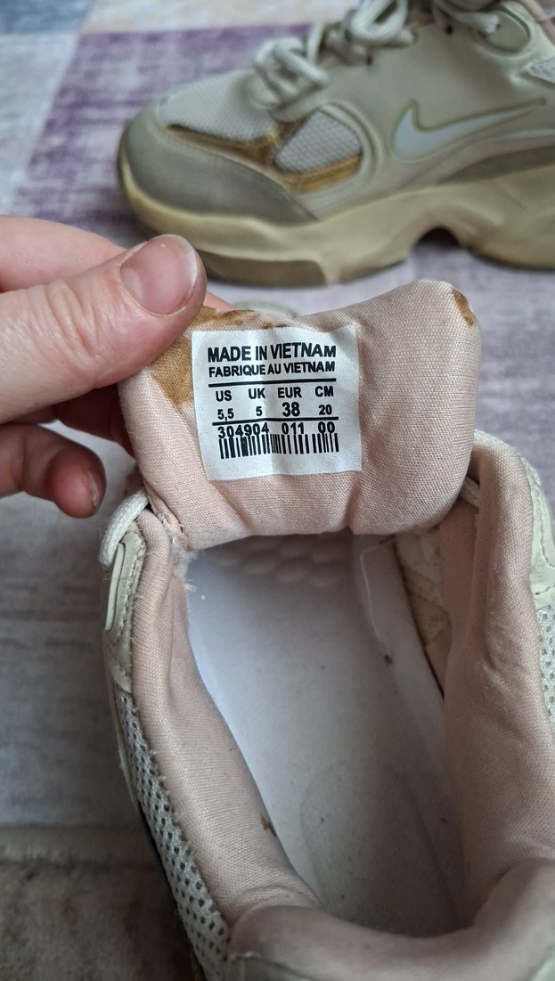 Nike Beyaz Bağcıklı Spor Ayakkabı - Görsel 3