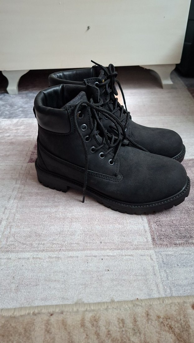 Siyah Süet Erkek çocuk Bot - Görsel 2