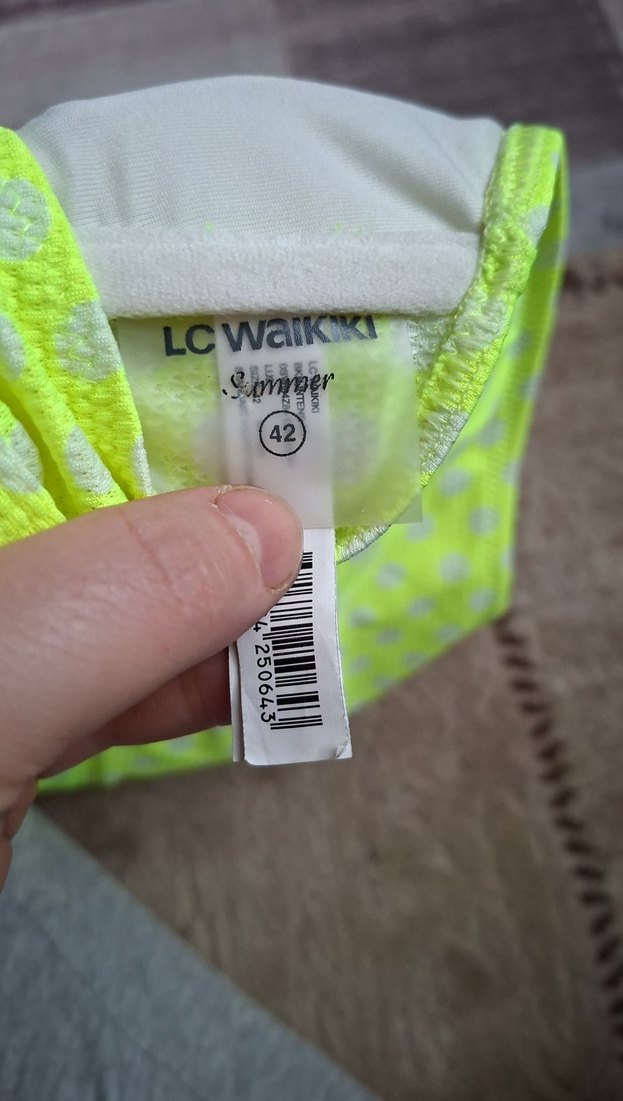 Sarı Renkli Spor Yılan Desenli Sütyen - Görsel 3