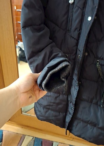 Siyah Kürklü çocuk Kışlık Mont - Görsel 7