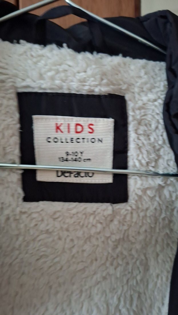 Siyah Kürklü çocuk Kışlık Mont - Görsel 2