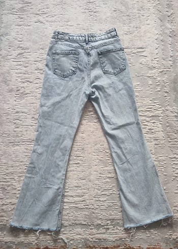 Mavi 38 beden İspanyol paça ymr marka - Görsel 2