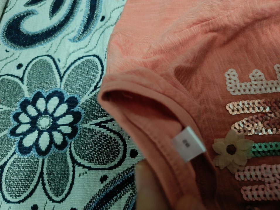 Örgü Detaylı Pembe Kız Bebek Kısa Kollu Takım - Görsel 3