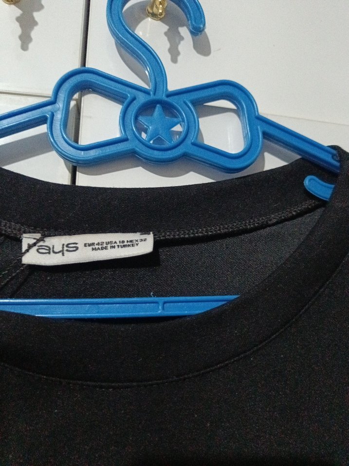 Dantel Detaylı Siyah Uzun Kollu Kadın Kazak - Görsel 5