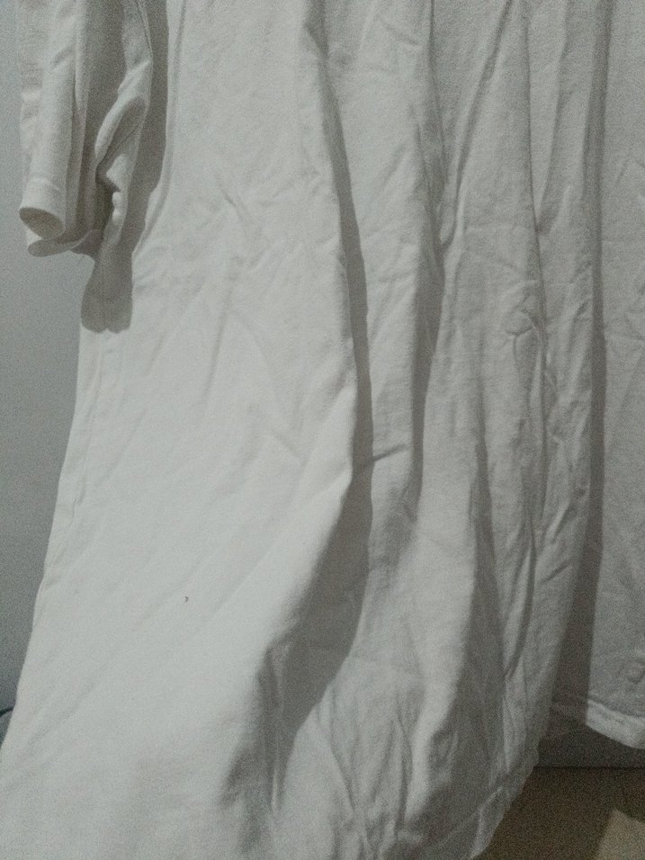 Beyaz Oversize Erkek Tişört - Görsel 2