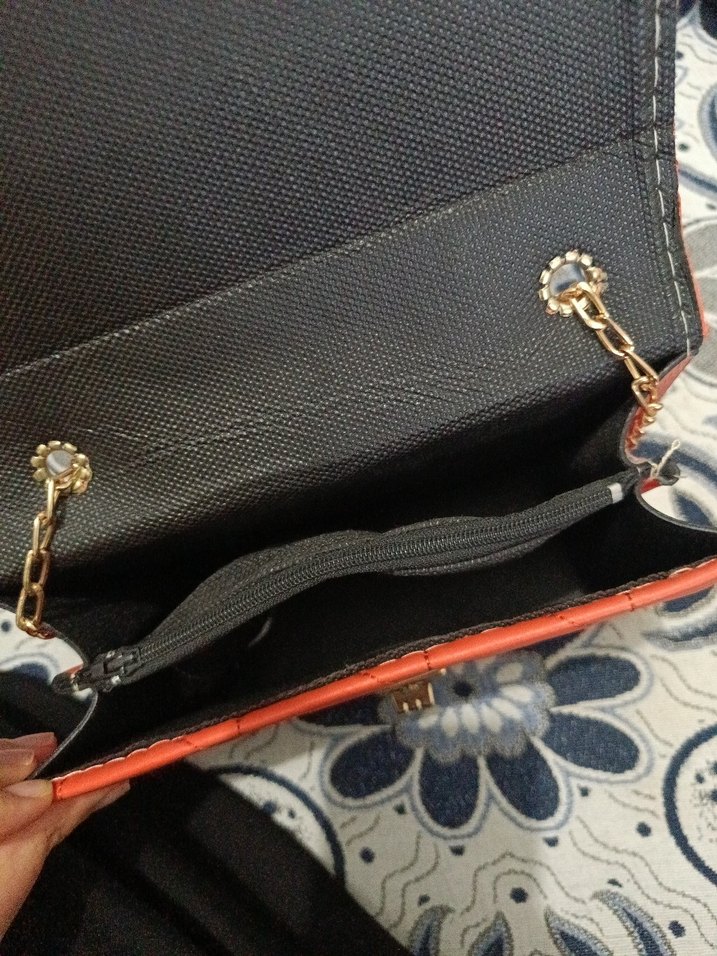 Tokalı Kırmızı Kadın Çanta - Görsel 2