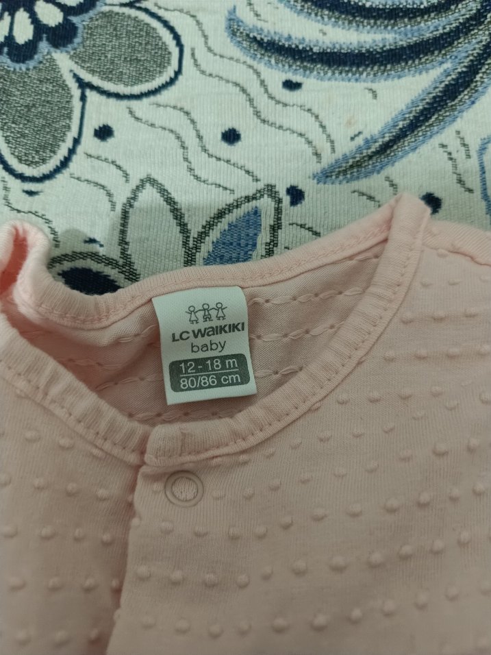 Pembe Kolsuz Fırfırlı Bebek Tulumu - Görsel 2