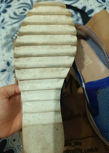 Mavi Dolgu Topuklu Kadın Spor Ayakkabı - Görsel 3