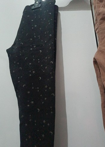 cocuk Kahverengi Pamuklu Lastikli Dar Kesim Pantolon - Görsel 2