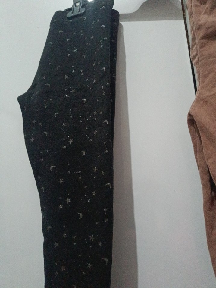 cocuk Kahverengi Pamuklu Lastikli Dar Kesim Pantolon - Görsel 2