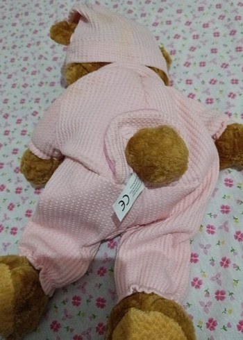 Pembe Peluş Oyuncak Ayı Bebek - Görsel 3