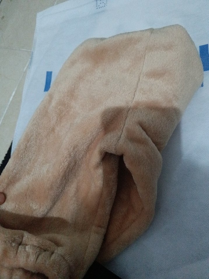 Erkek Çocuk Bej Peluş Pantolon - Görsel 3