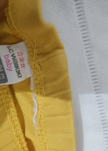 Kız Çocuk Sarı Esnek Tayt - Görsel 4