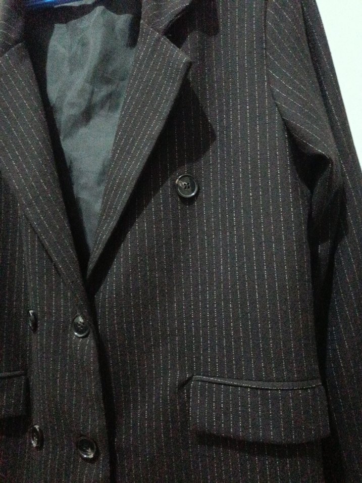 Düğmeli Kahverengi Kadın Blazer Ceket - Görsel 3